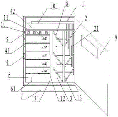 GCS pull-out type low-voltage distribution cabinet