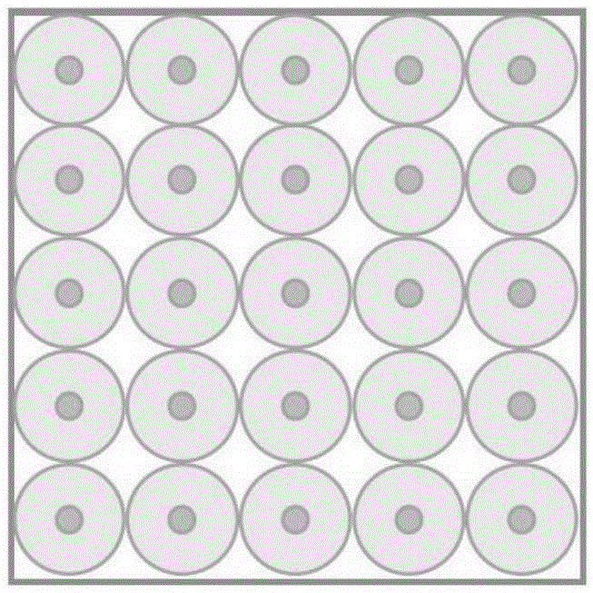 Ghost imaging system and imaging method based on fiber array pseudo-thermal light