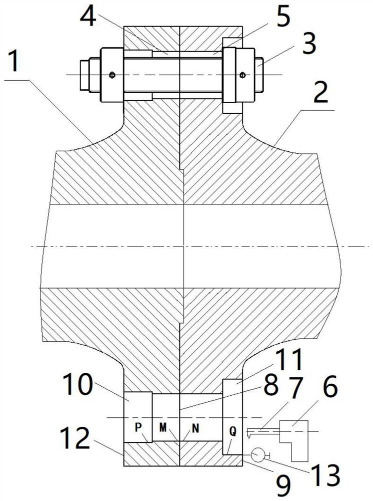 A method of guaranteeing the accuracy of the shaft hole of the coupling shaft