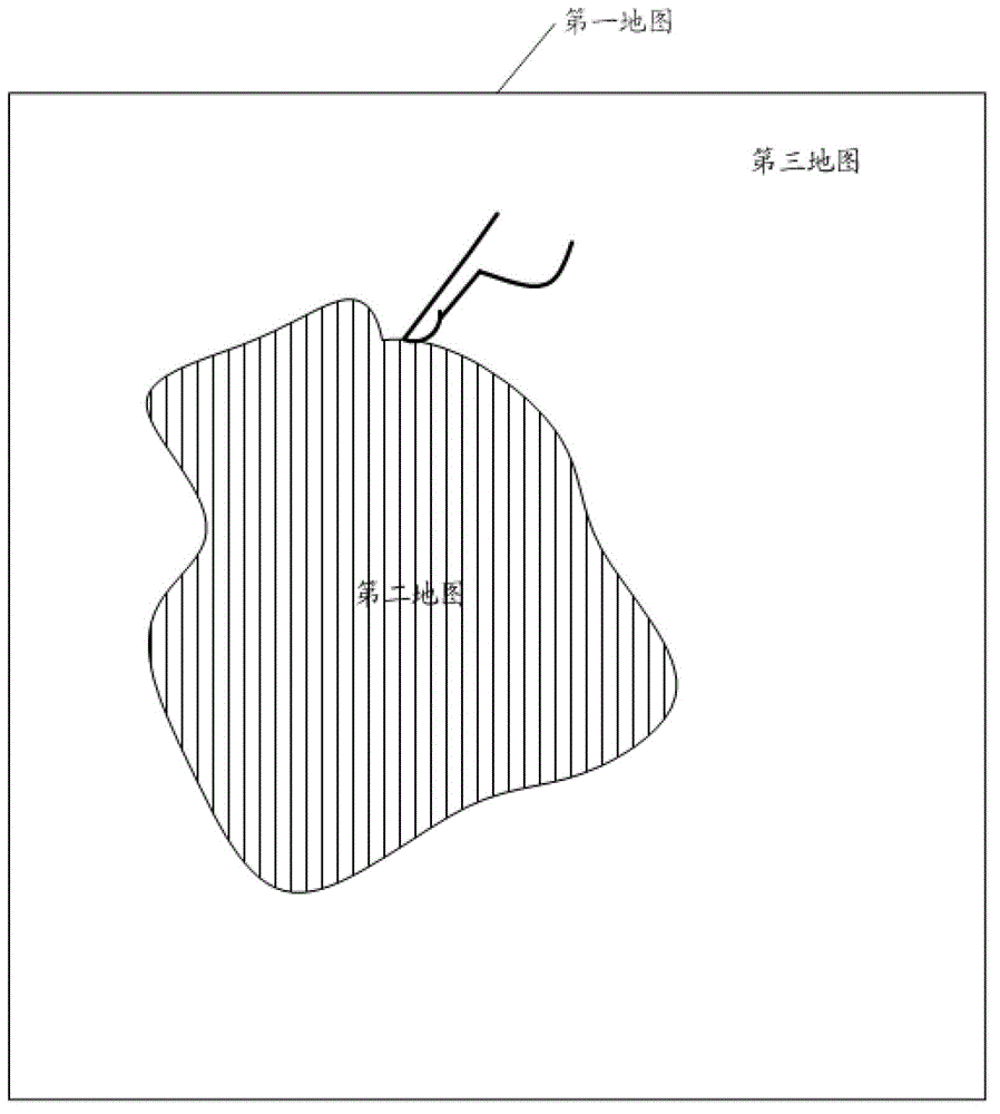 Method and electronic device for controlling map