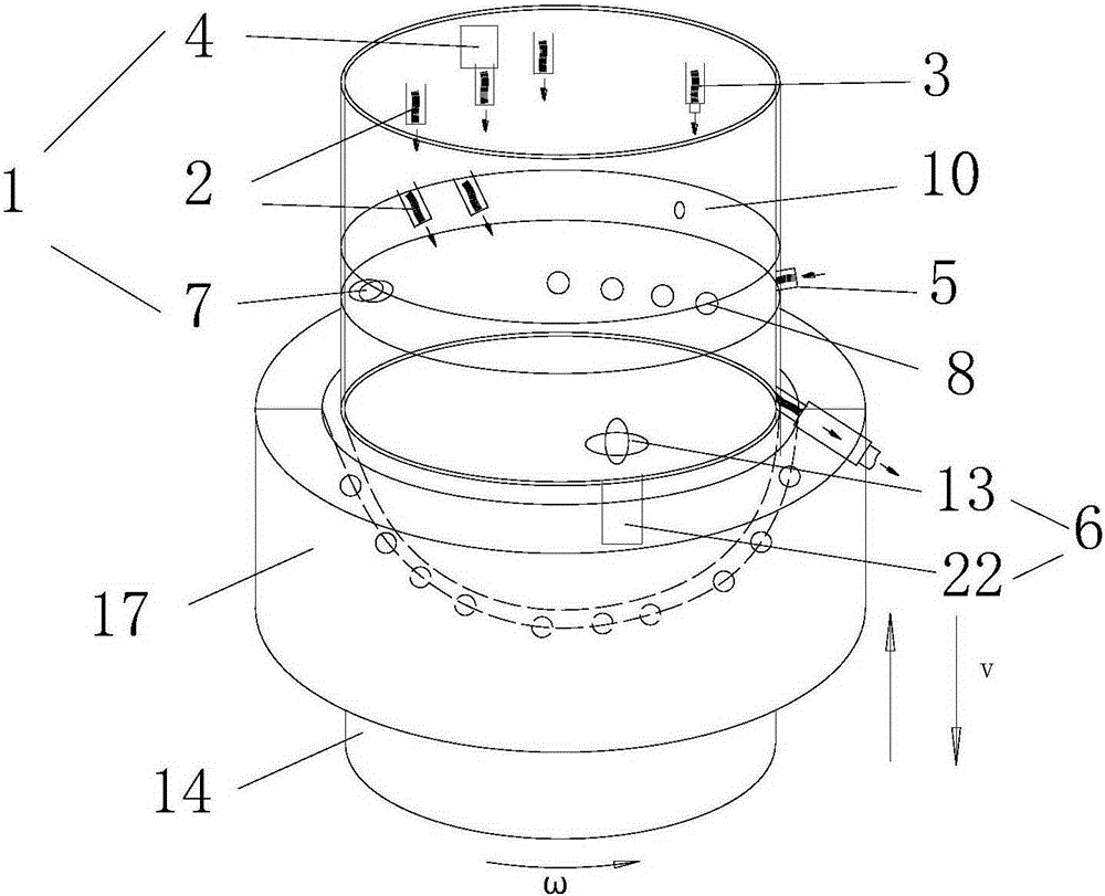 Simulation device for sea and earthquake climate environments