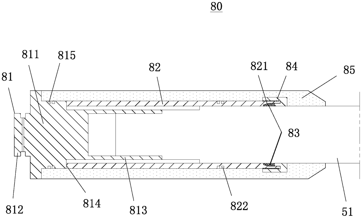 Underwater frogman repulsion system and application method thereof