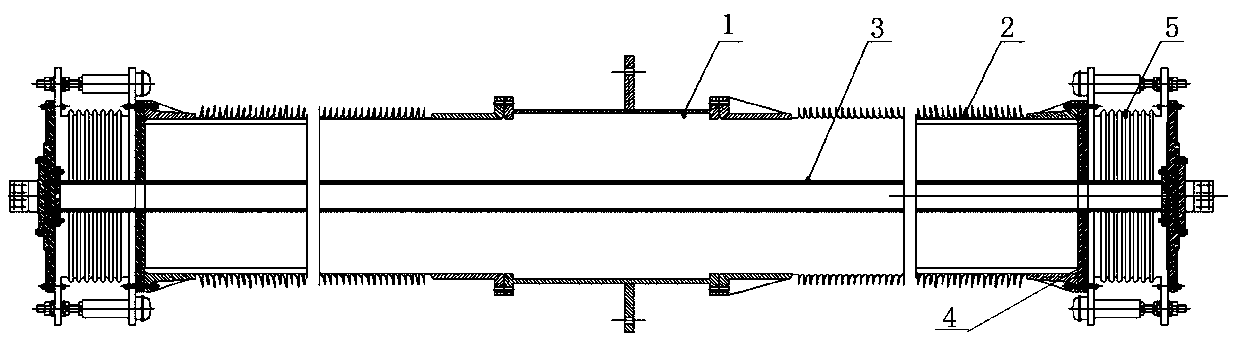 A new type of wall bushing assembly