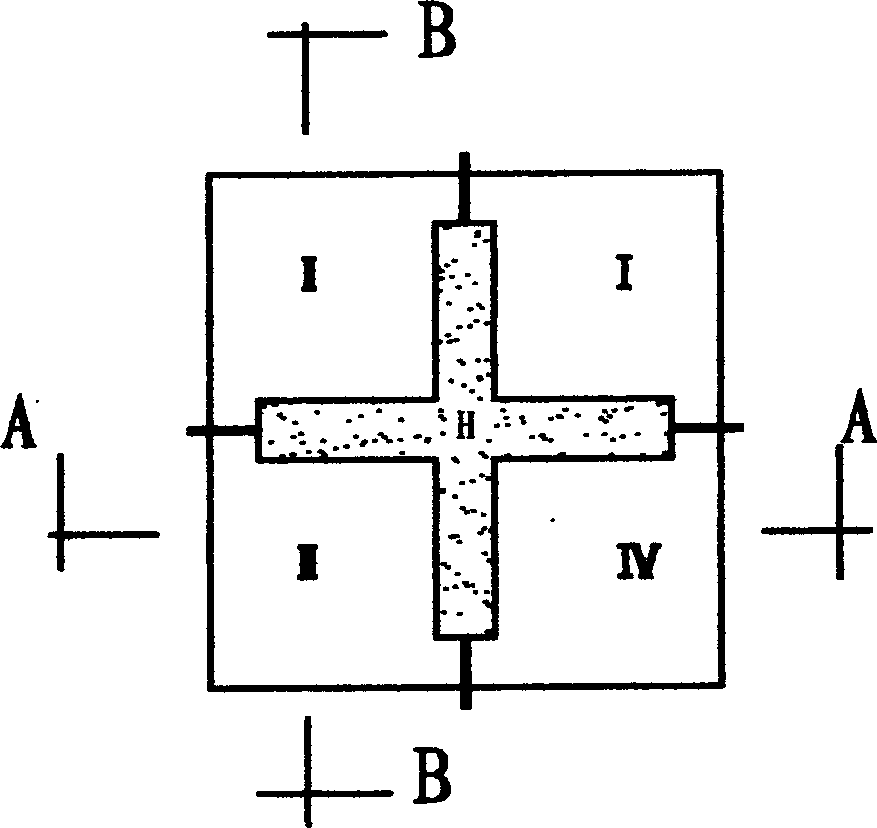 Residence with antecourt and backyard