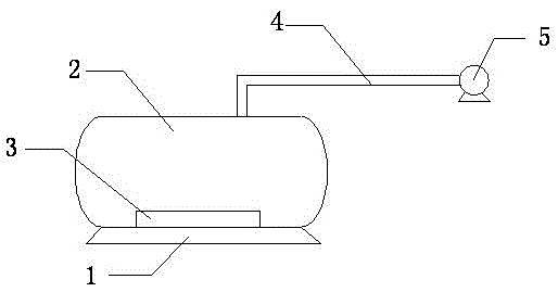 Yarn steaming machine with vacuum pump