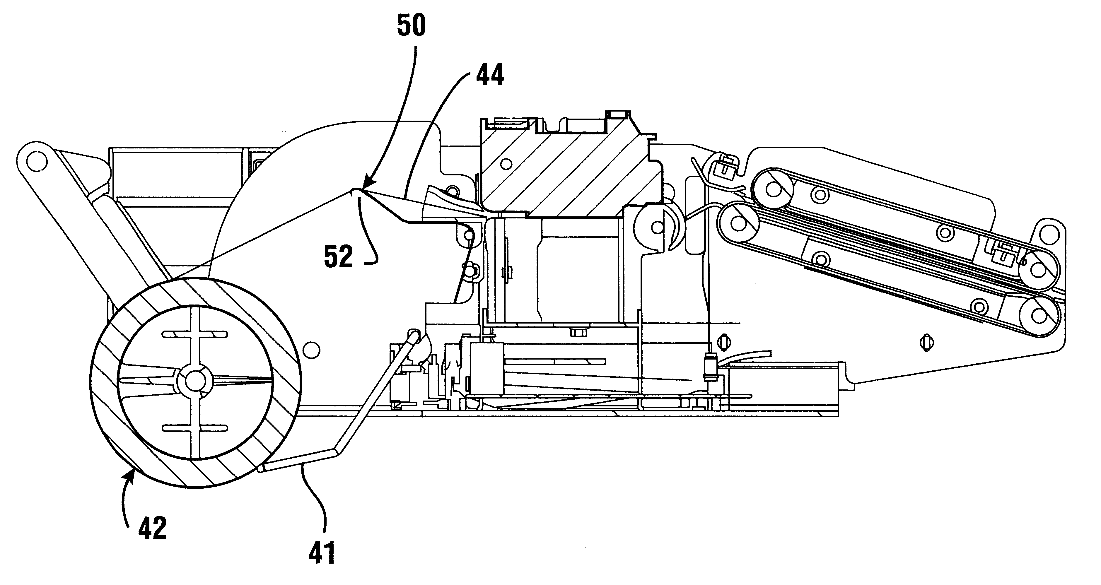 Automated transaction machine printer