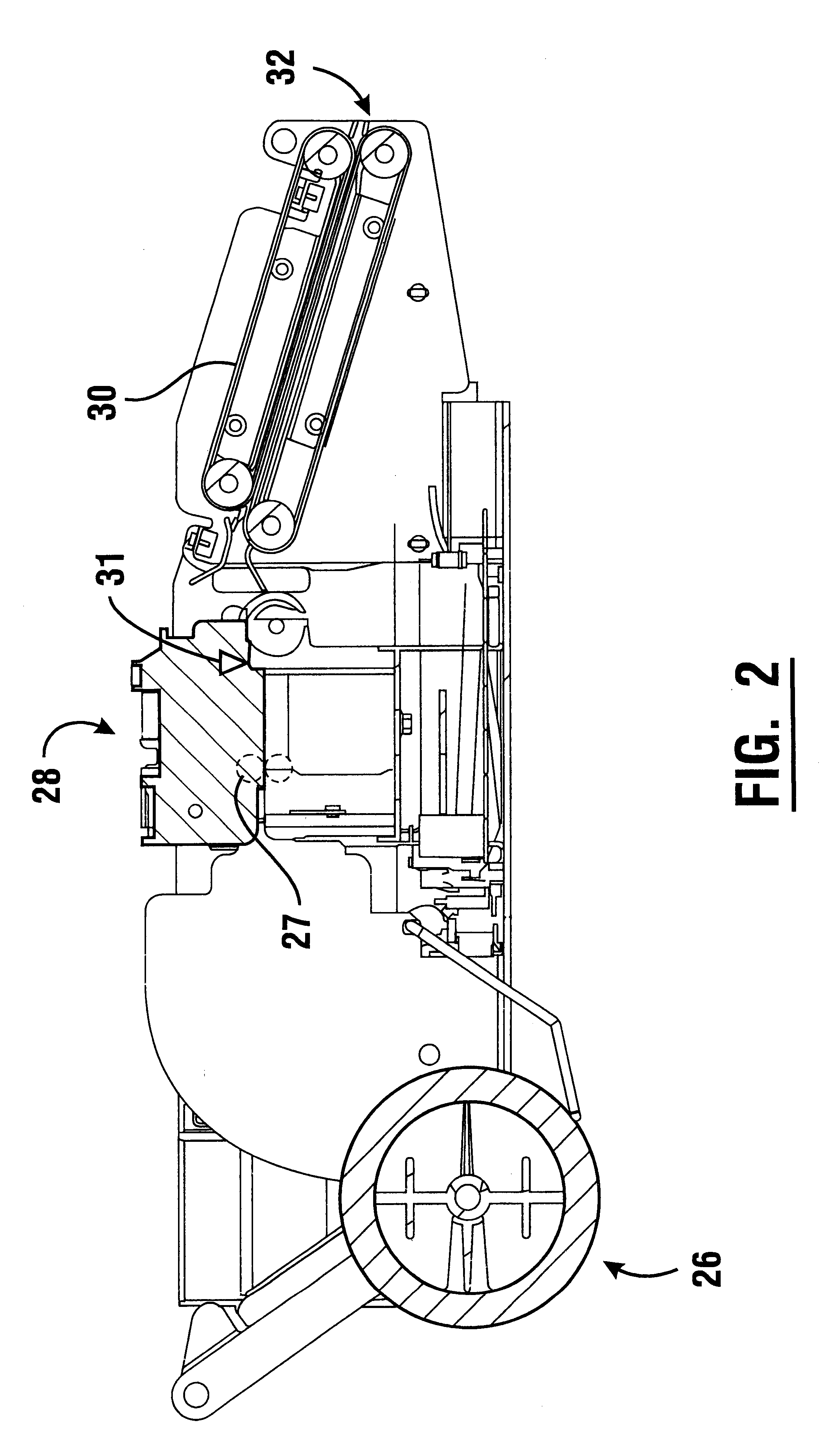 Automated transaction machine printer