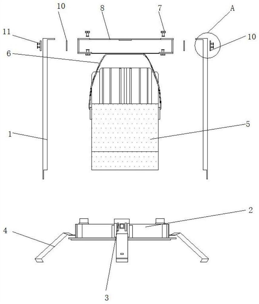 Novel adjustable down lamp ceiling