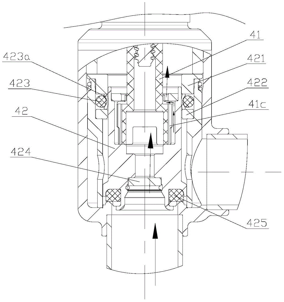 Direct-acting type electric valve