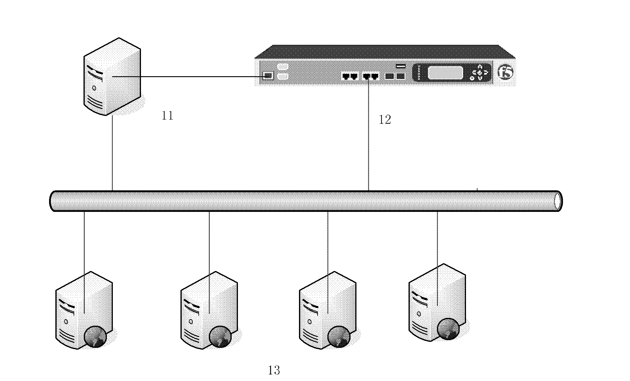 Load energy consumption management system, method and server