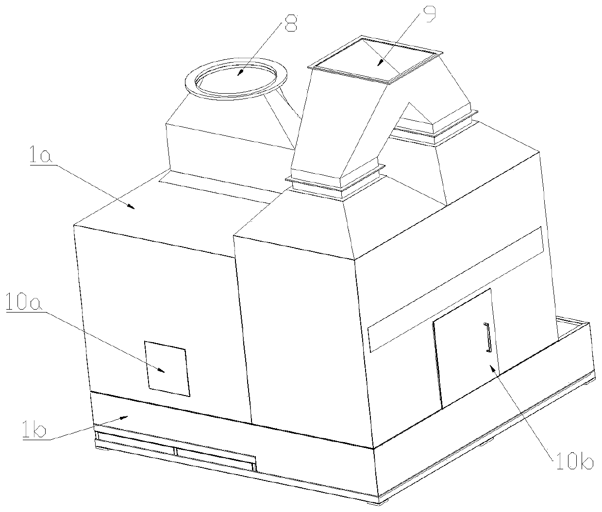 Device for removing paint mist