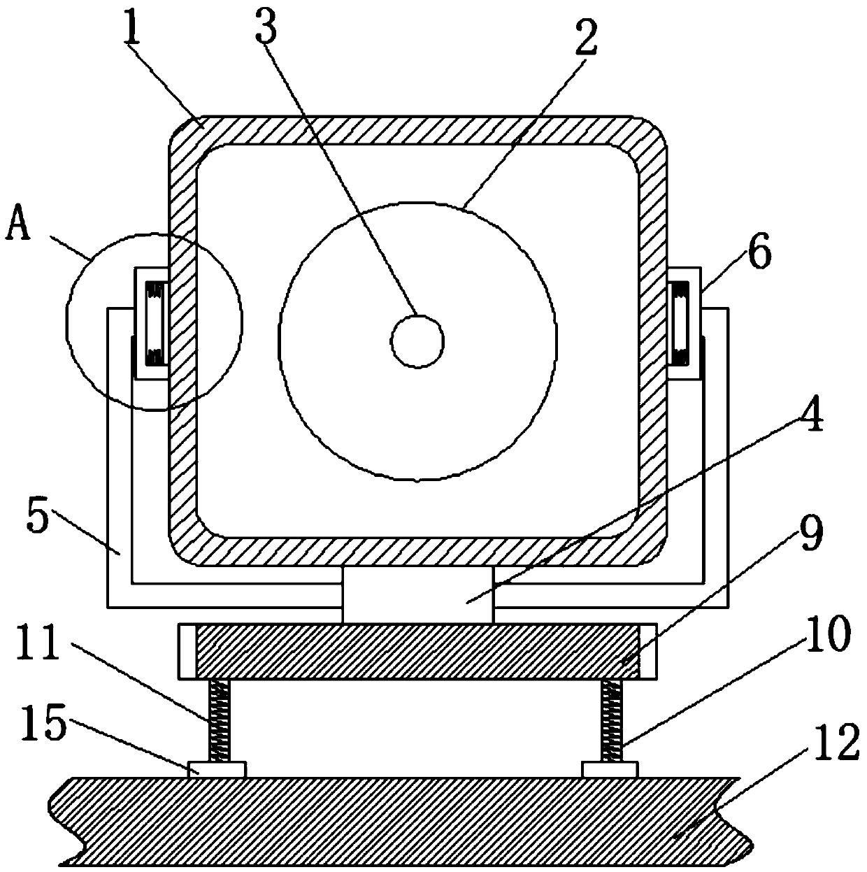 Intelligent monitoring equipment having good stabilization effect