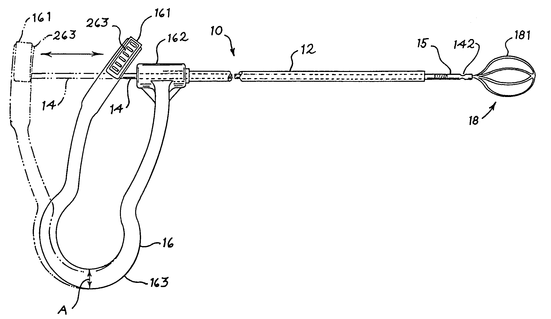 Handle for interchangeable medical device