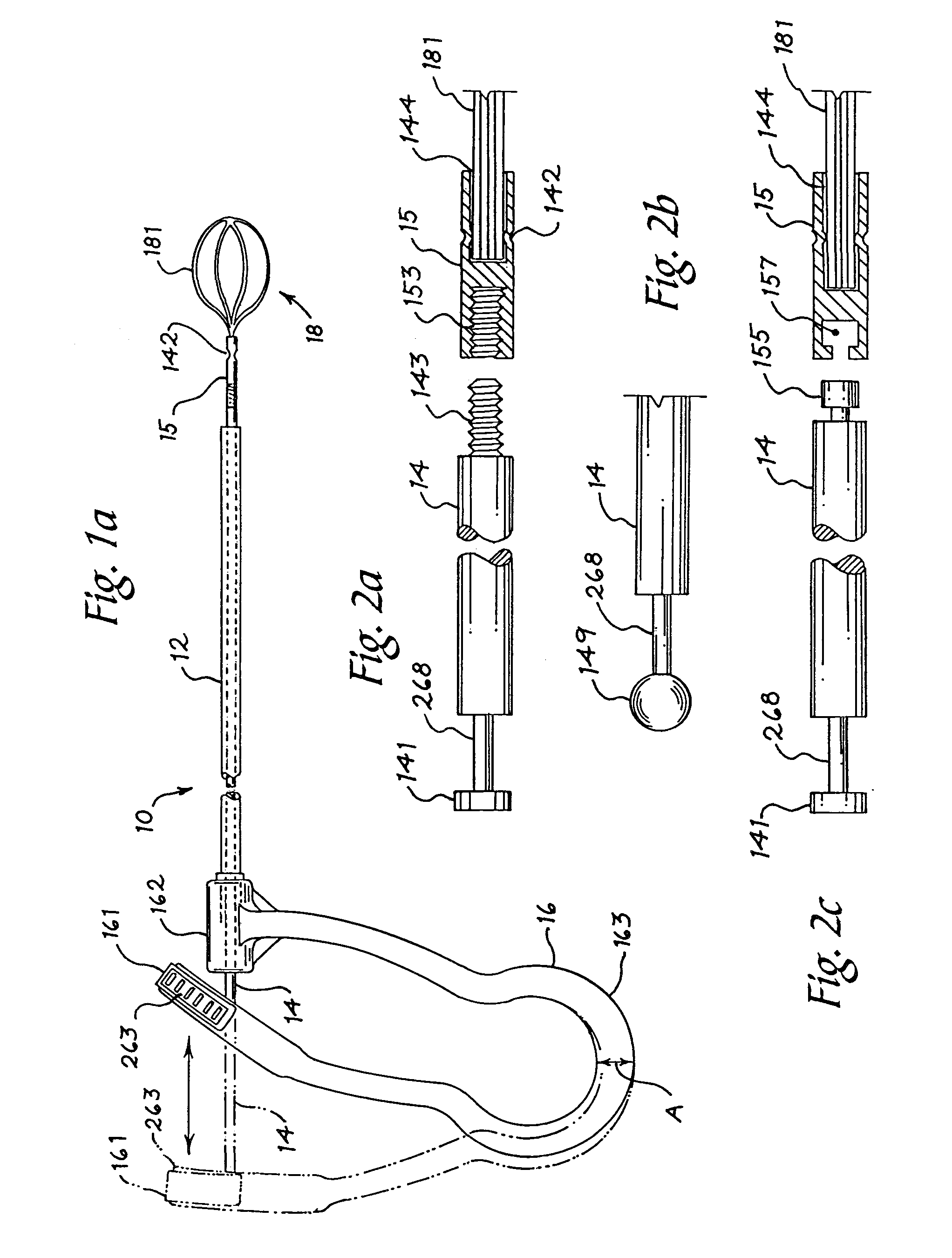 Handle for interchangeable medical device