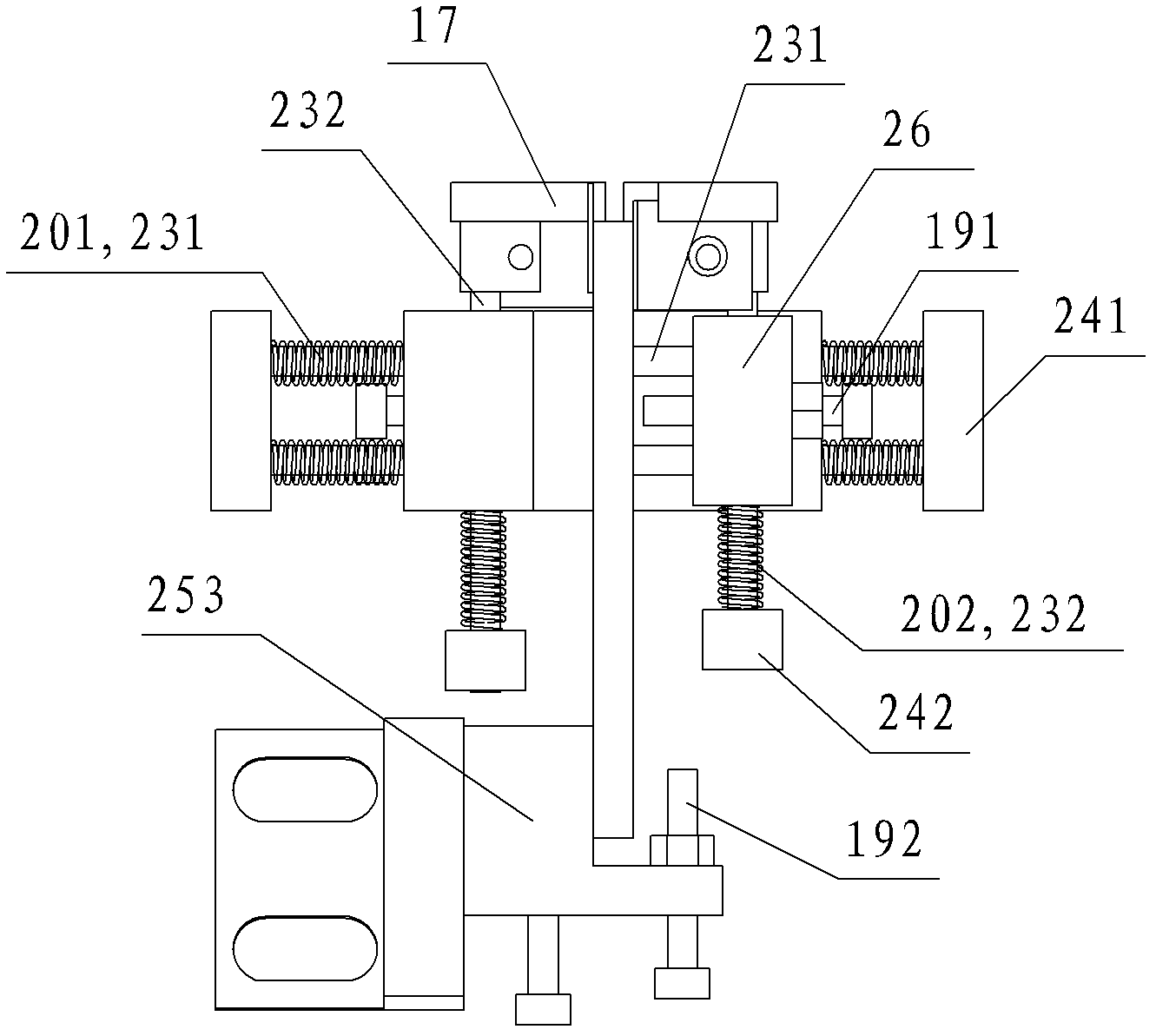 Adhesive paper package device for pelleter pole lug and pelleter