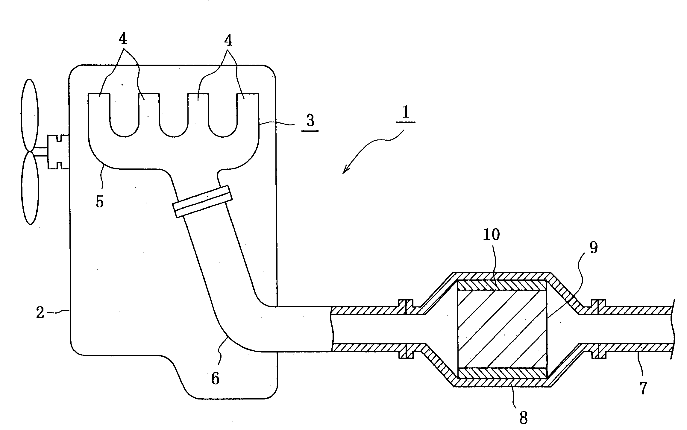 Ceramic filter and exhaust gas decontamination unit