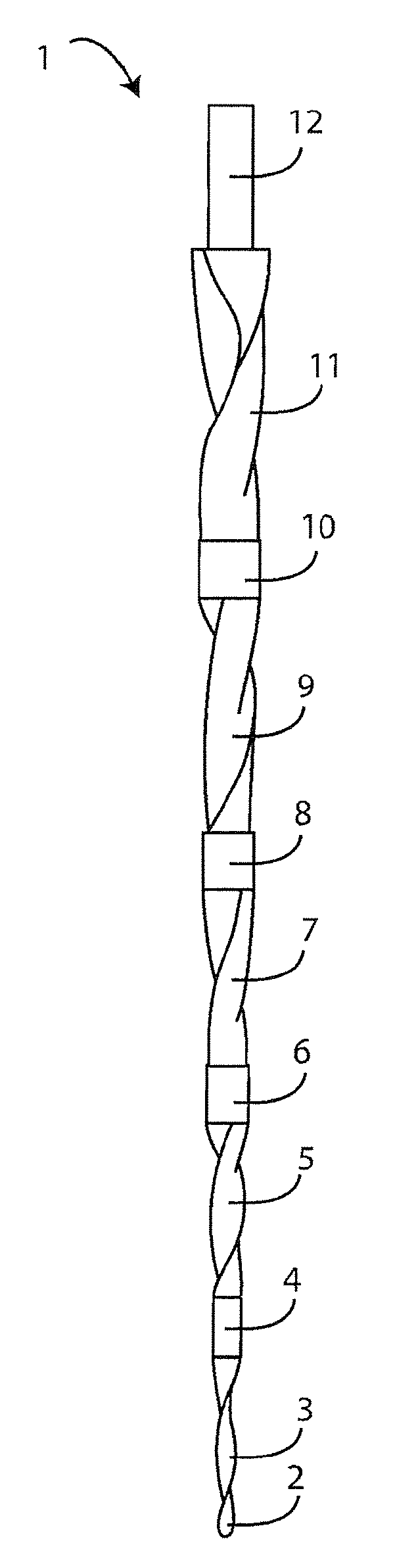 Reamer with an improved blade for root canal preparation