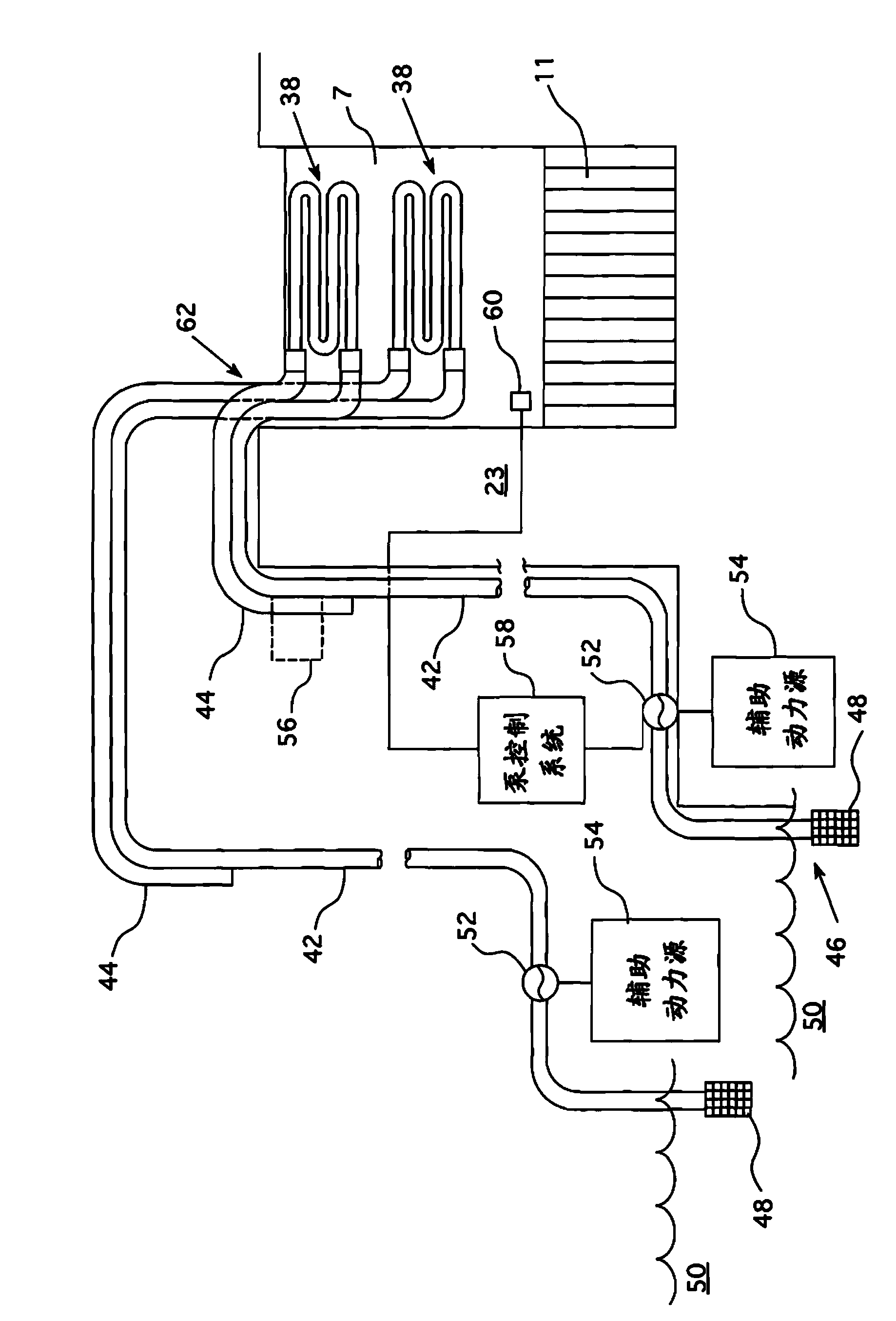 Self-contained emergency spent nuclear fuel pool cooling system