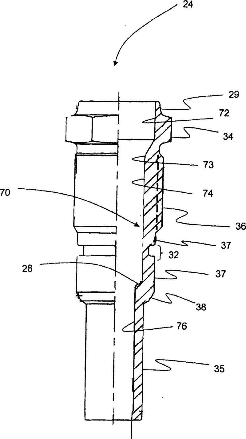 One piece shell high thread spark plug