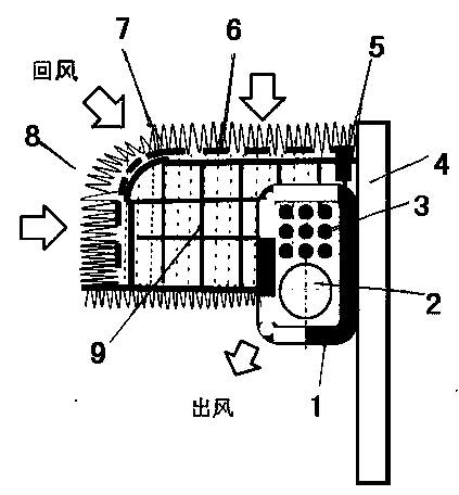 Air filter cover of air conditioner