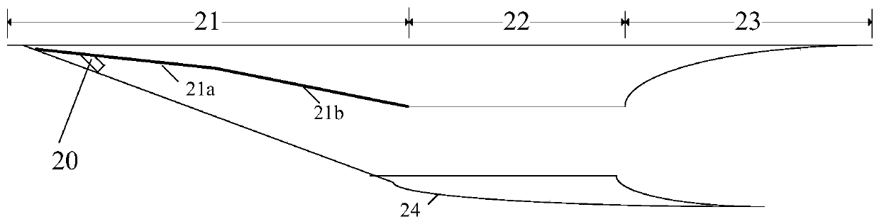 Shock-induced ignition ramjet engine and method for shock-induced ignition ramjet