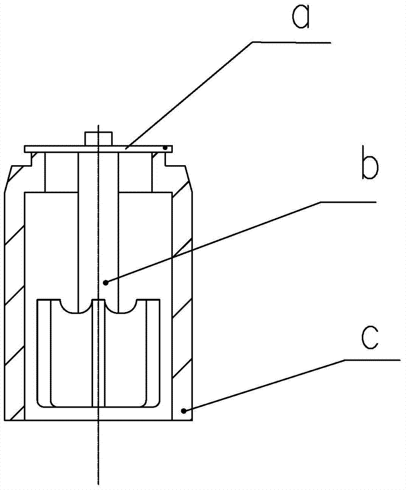 Diesel engine lubricating oil circuit and its working method