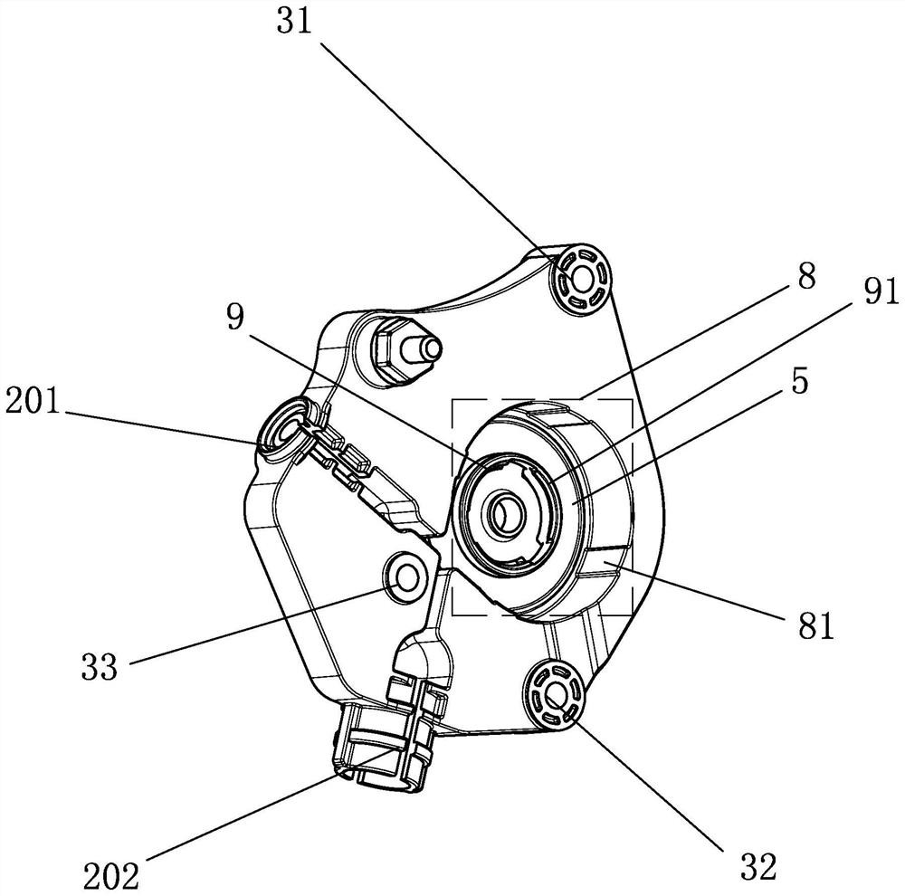 Vehicle window glass lifting device