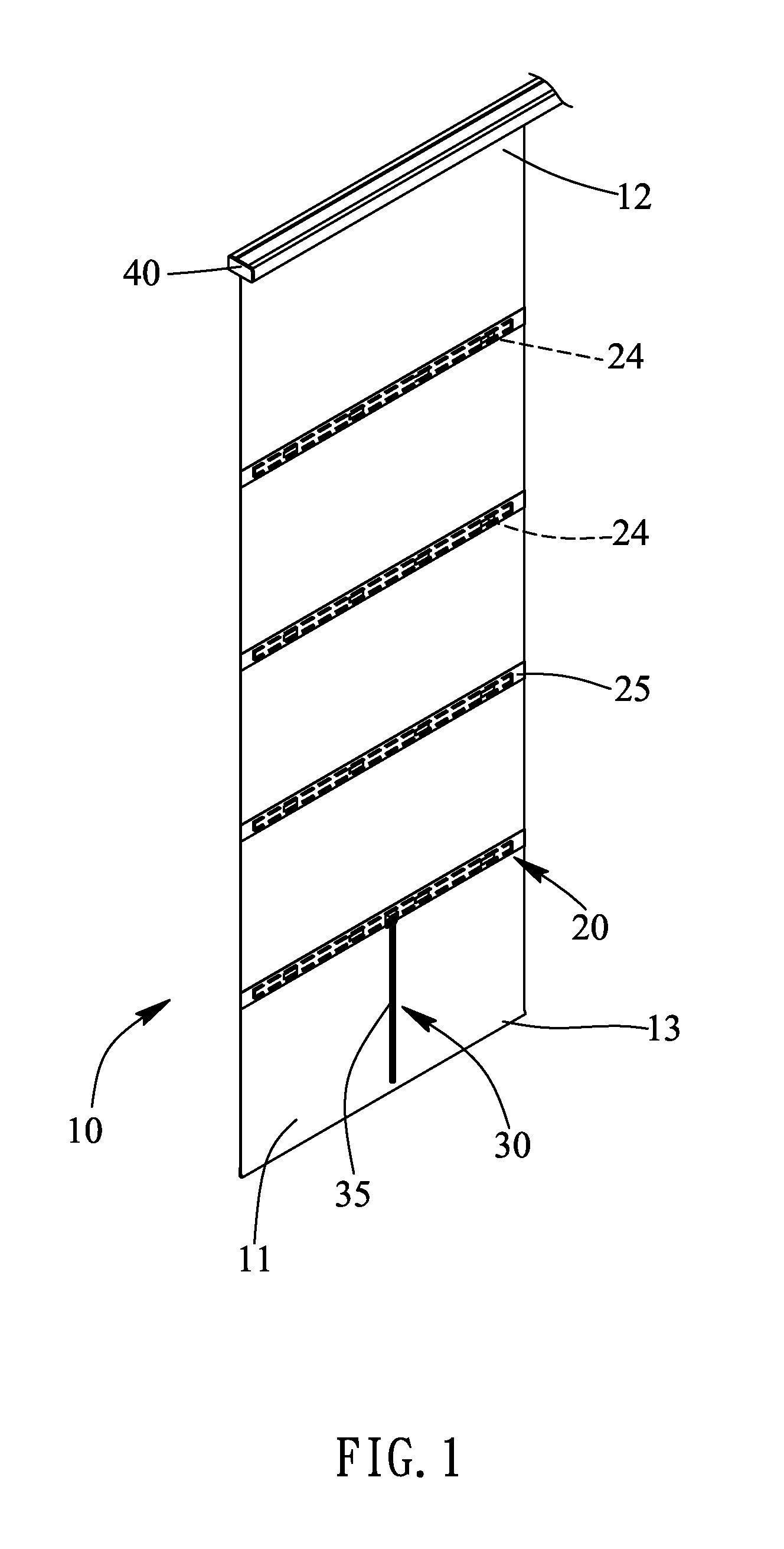 Cordless curtain with magnetic operation system