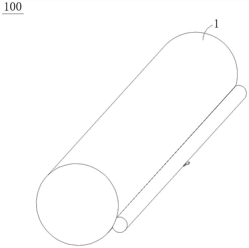 Scroll screen and electronic equipment