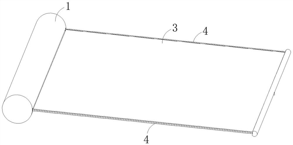 Scroll screen and electronic equipment