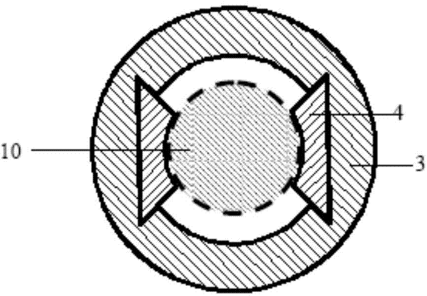 Oil-water well perforating gun pulling device operating under pressure