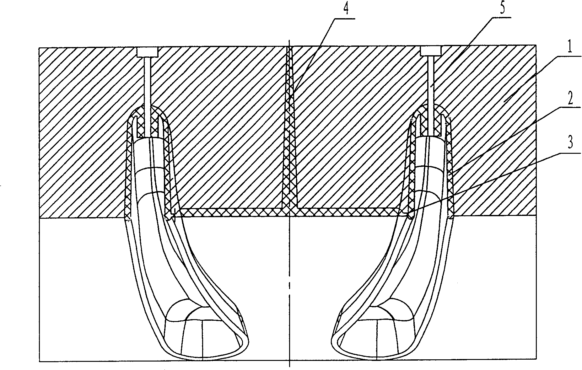 Improved process for forming plastic clothes rack