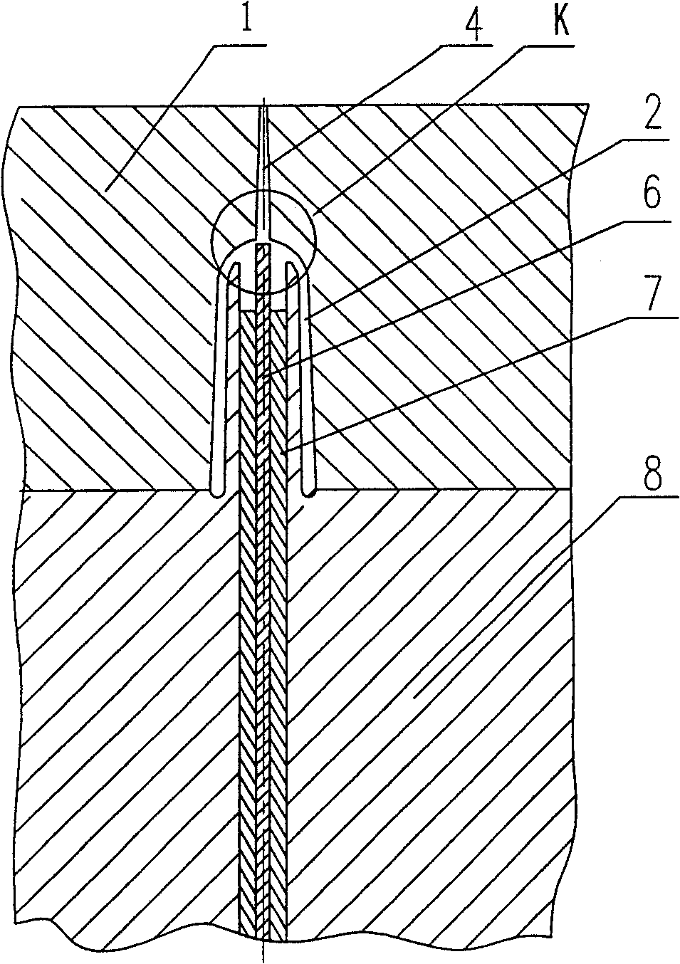 Improved process for forming plastic clothes rack