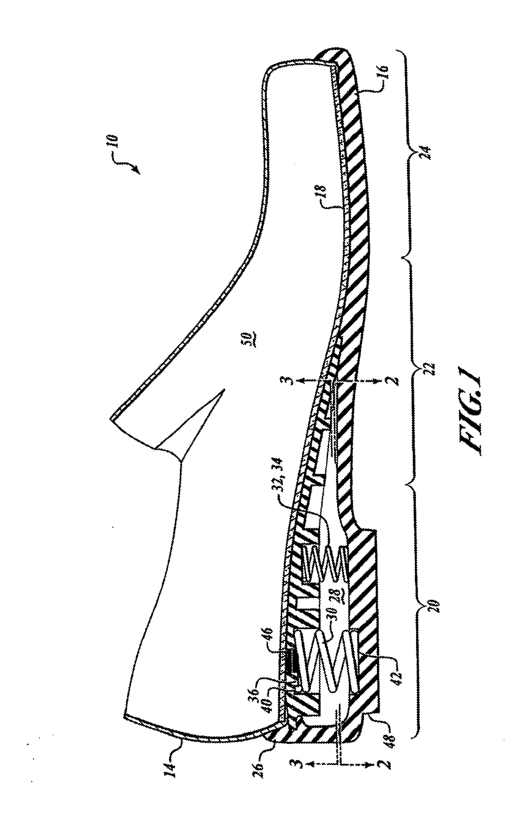 Resilient Shoe With Pivoting Sole