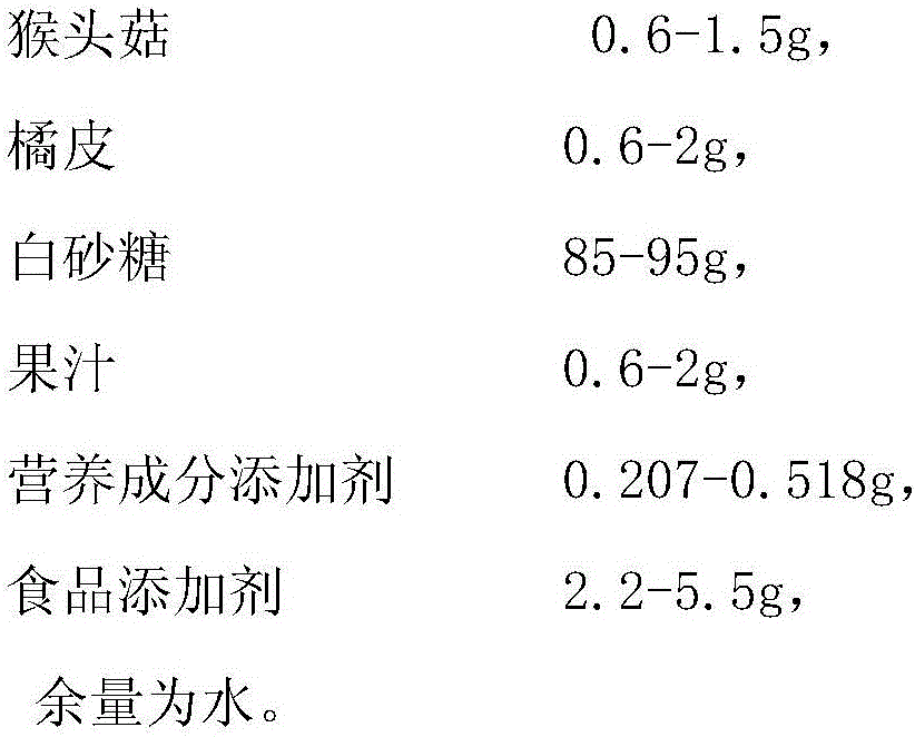 Ginseng vitamin drink and processing method thereof