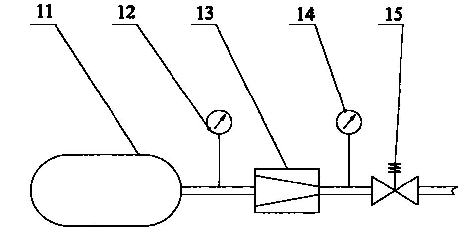 Quantitative feed electric control pressure reductor, characteristic test system for pressure reductor and automatic test method