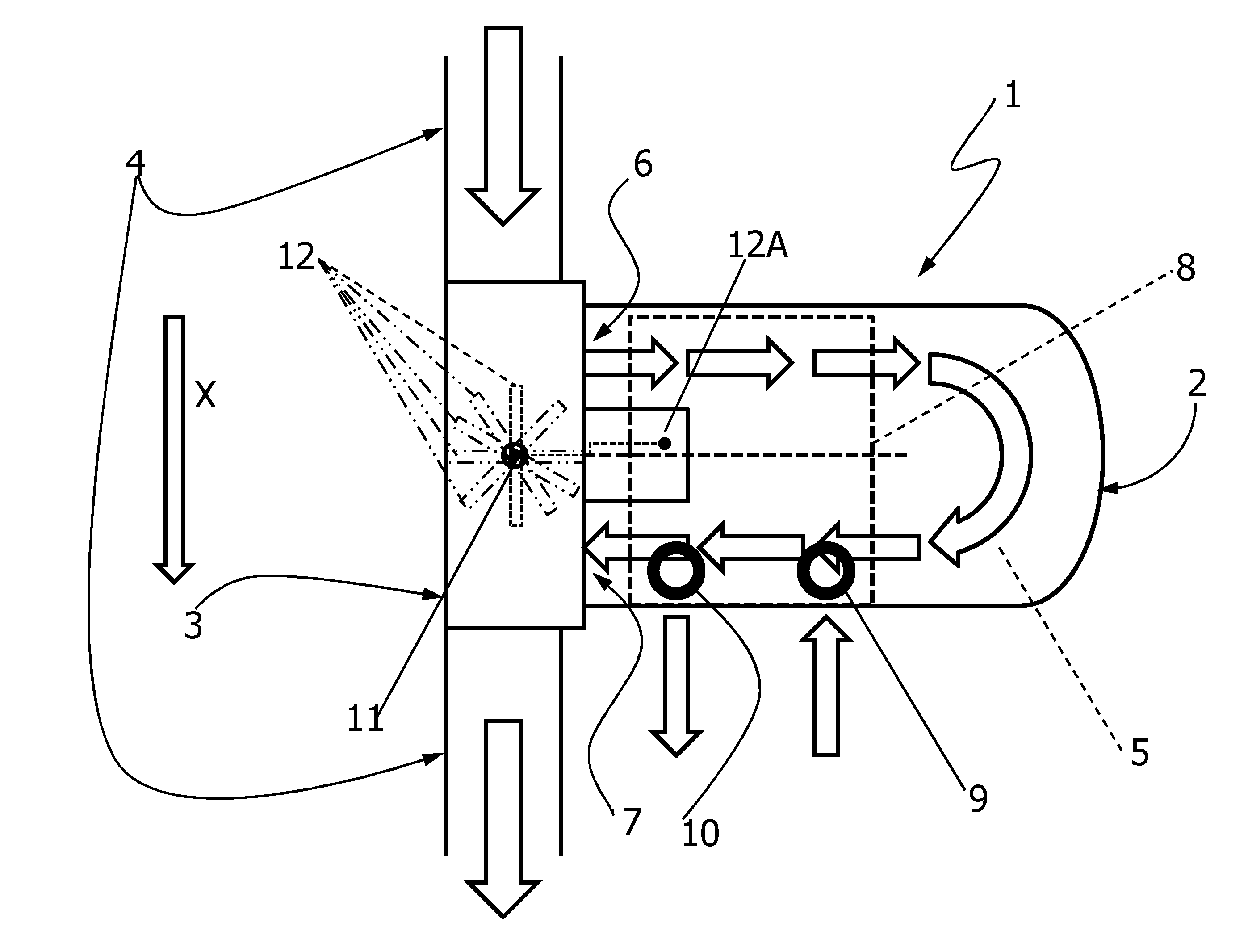 Unit for recovering and converting the thermal energy of the exhaust gases of an internal combustion engine of a vehicle