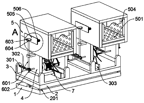 Neurological lower limb nursing massaging device