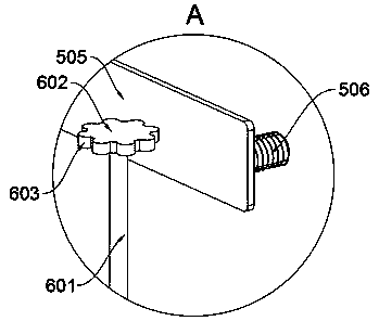 Neurological lower limb nursing massaging device