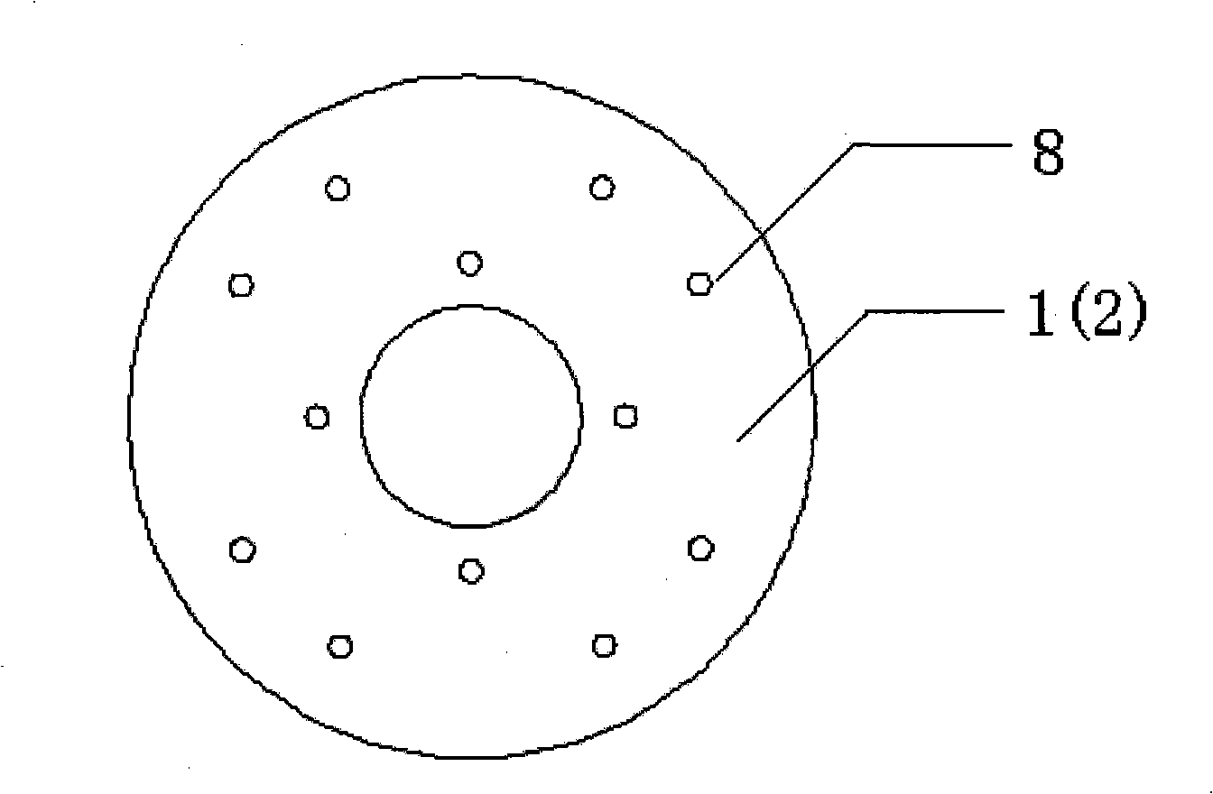 Framework-taking optical fiber ring detaching device of optic fiber gyroscope