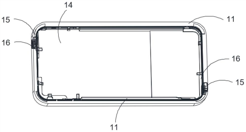 Preparation method of middle frame and electronic equipment middle frame