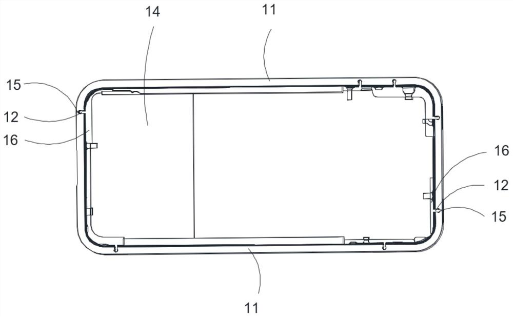 Preparation method of middle frame and electronic equipment middle frame