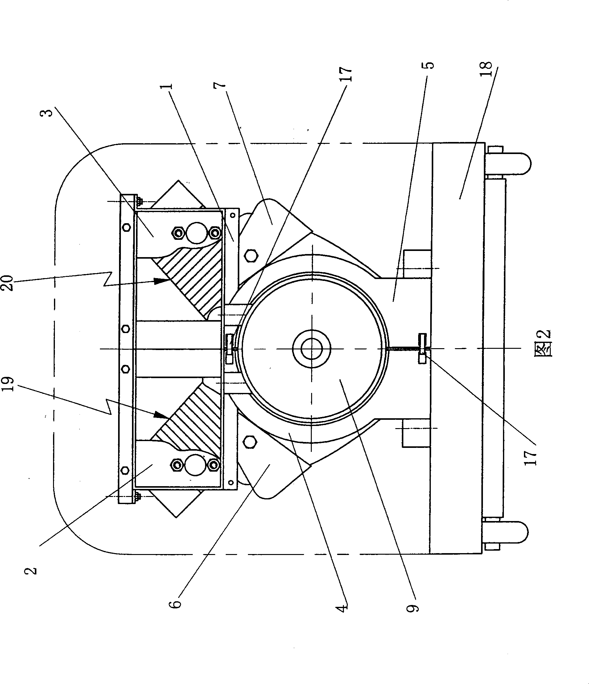 Cooling air duct of air cooling double cylinder diesel generator