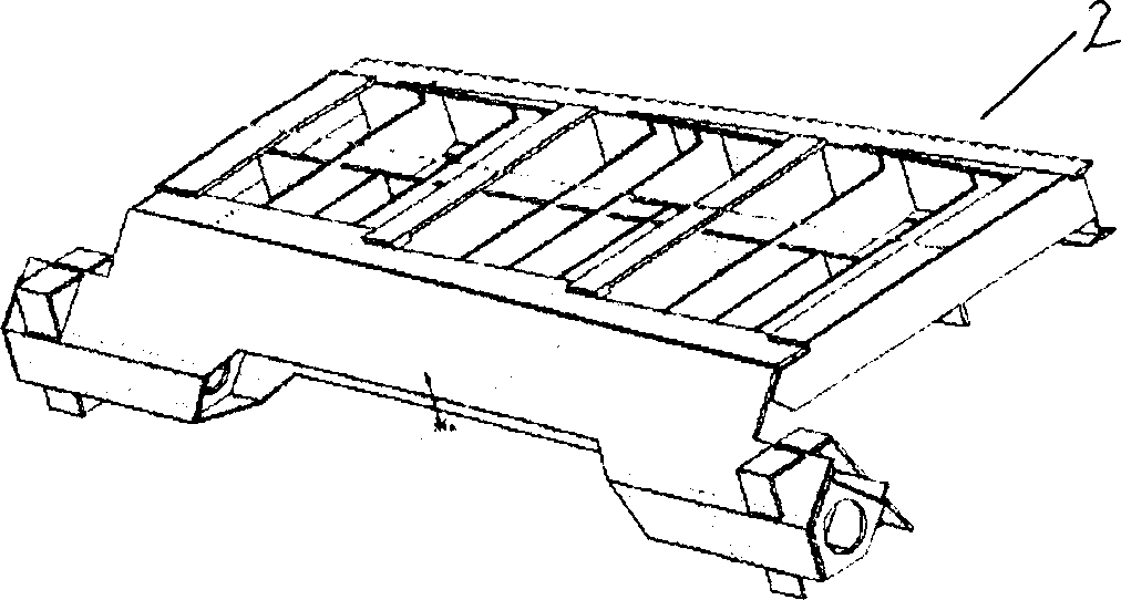 Method for adjusting center of gravity of cooler trough, and reduction of wandering and gnawing track of cartwheel