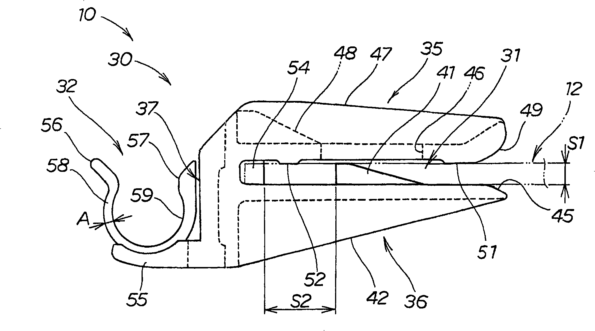 Mounting structure of pedestal for cover opening prop