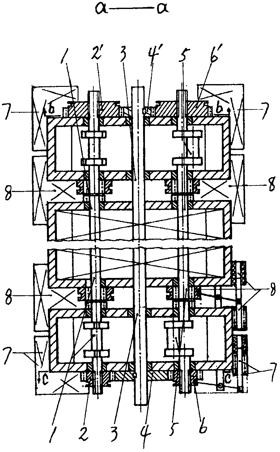 Piston reciprocating tank engine