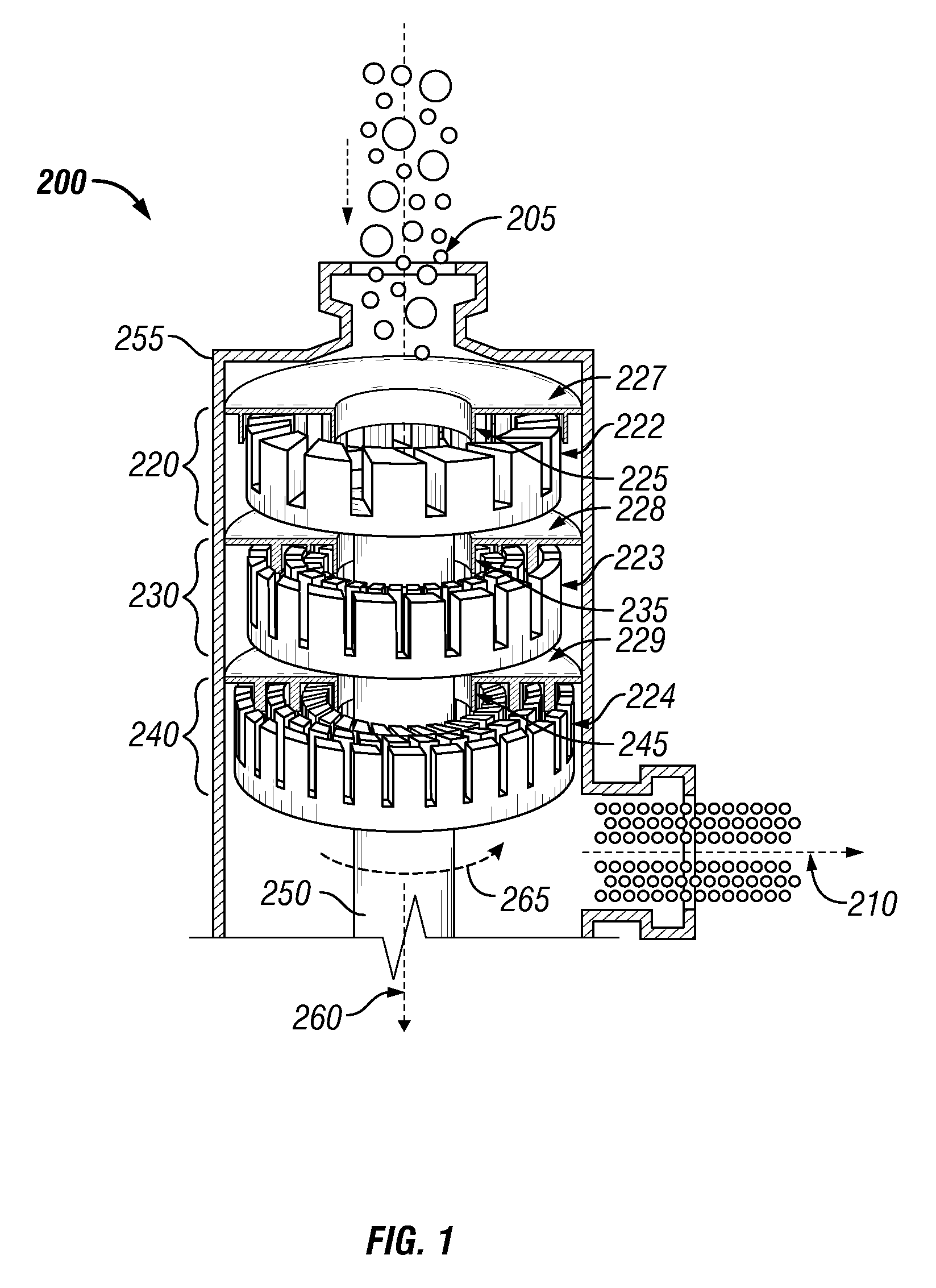 High shear process for the production of chloral