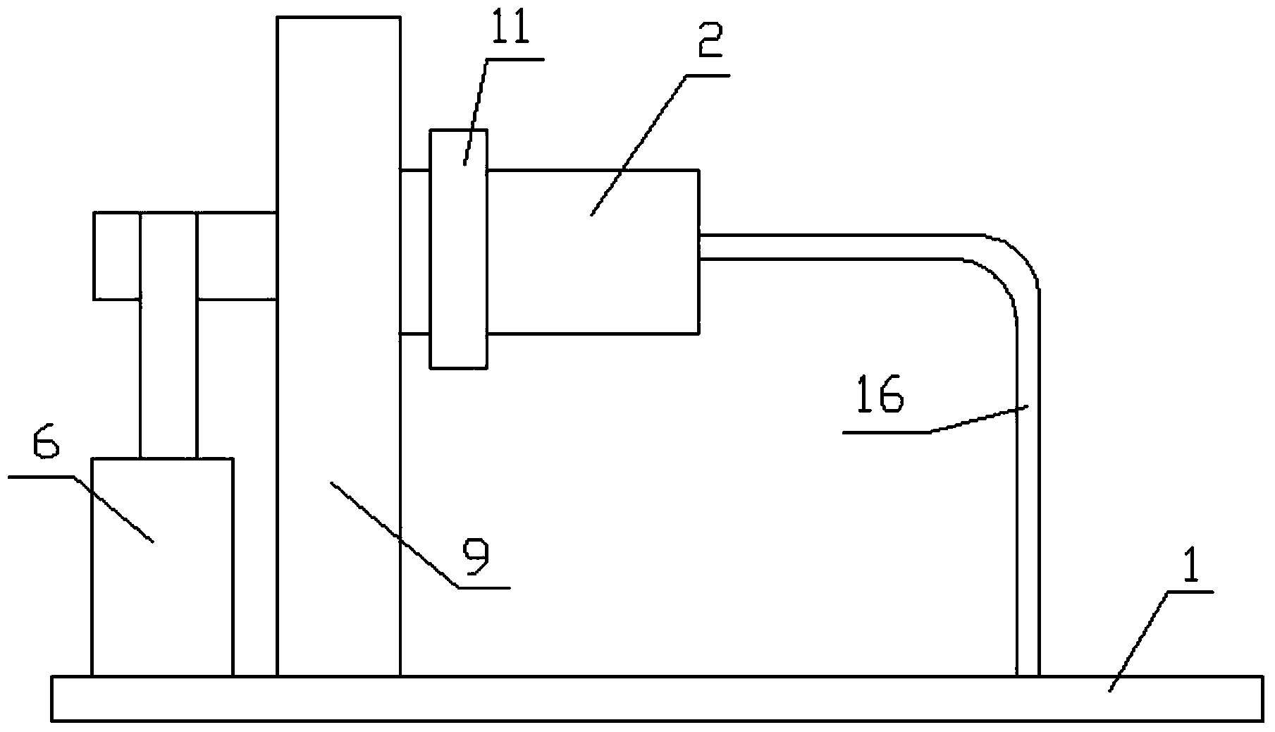 Device for producing rubber gasket