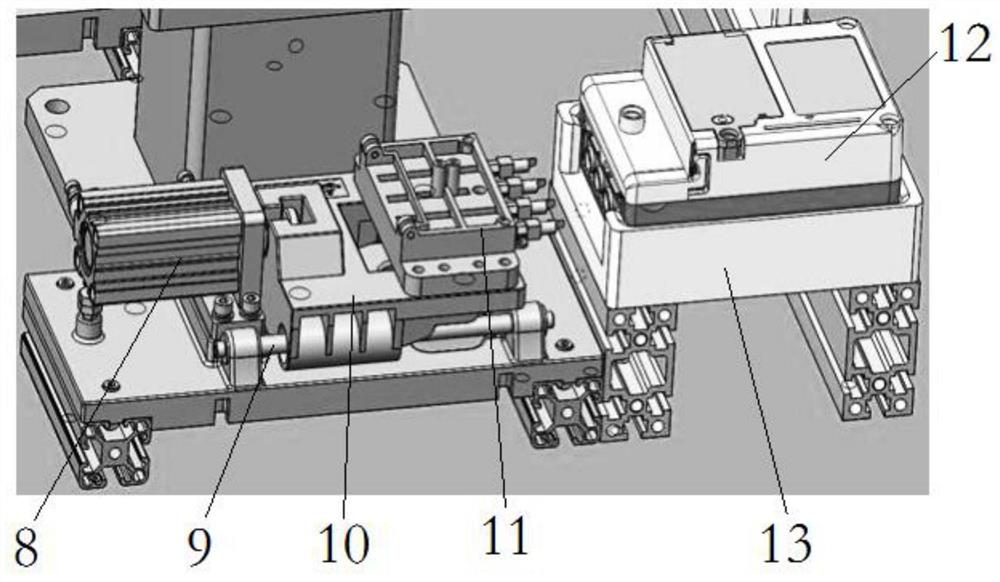 Automatic detection device for payment process of fee control electric meter