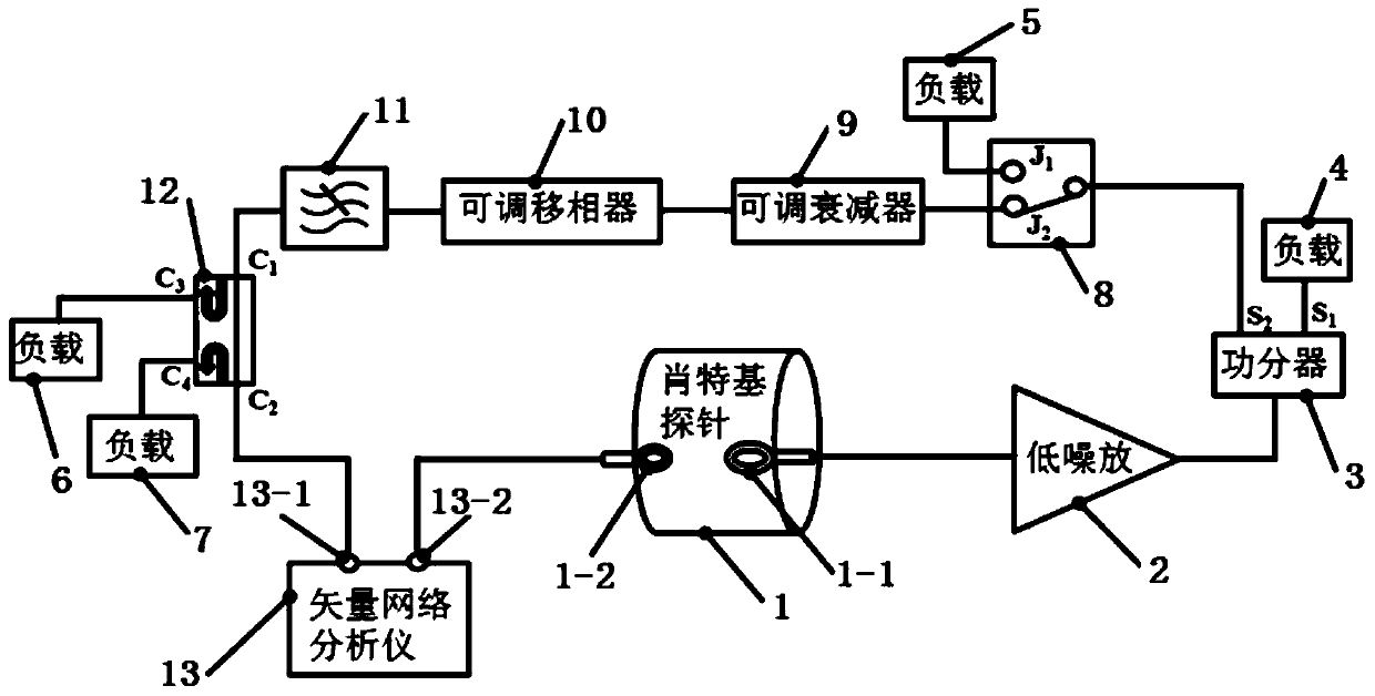 Resonant Schottky probe device and method of using same